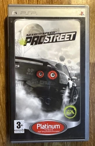 Sony PSP Need for Speed Pro Street Game Platinum with Manual