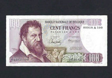 BELGIUM BANK 100 FRANCS LOMBARD 26/11/1962 P-134a(1). BELGIUM 100 FRANCS 1962
