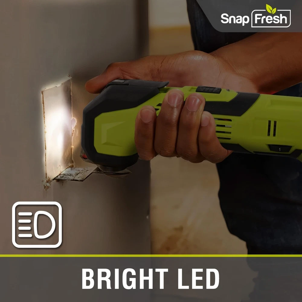 20V Cordless Oscillating Multi-Tool Kit with 6 Speeds and 3.2° Oscillation Angle