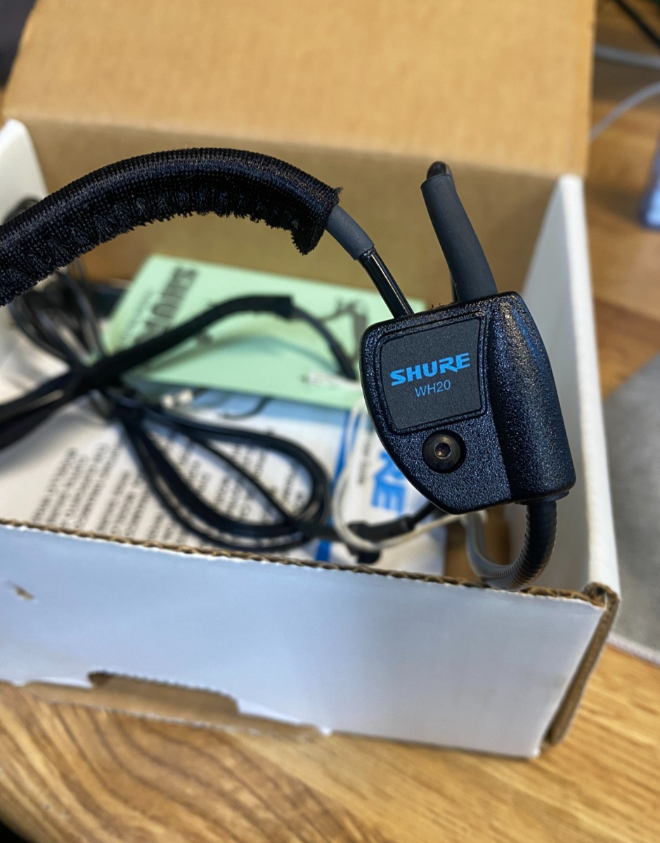Shure WH20 Dynamic Headset Microphone | eBay