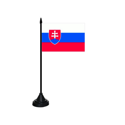 Tischflagge SLOWAKEI Tischfahne, 10x15 cm, Slovensko, **VERSAND GRATIS**