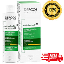 Vichy Dercos Anti Dandruff Shampoo For Normal to Oily Hair Itchy Scalp  200ml