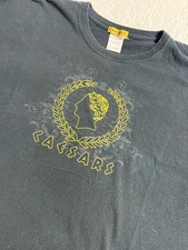 VTG Caesars Palace Casino Las Vegas Black T Shirt Mens 2XL USA Made Tourist Tee