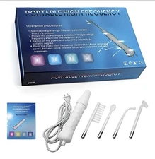 High Frequency Facial Skin Care Wand Machine Anti-aging Acne Hair Treatment Set