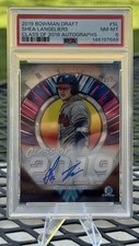 Shea Langeliers  2019 Bowman Chrome Draft Class Of 2019 Auto  #/250 PSA 8