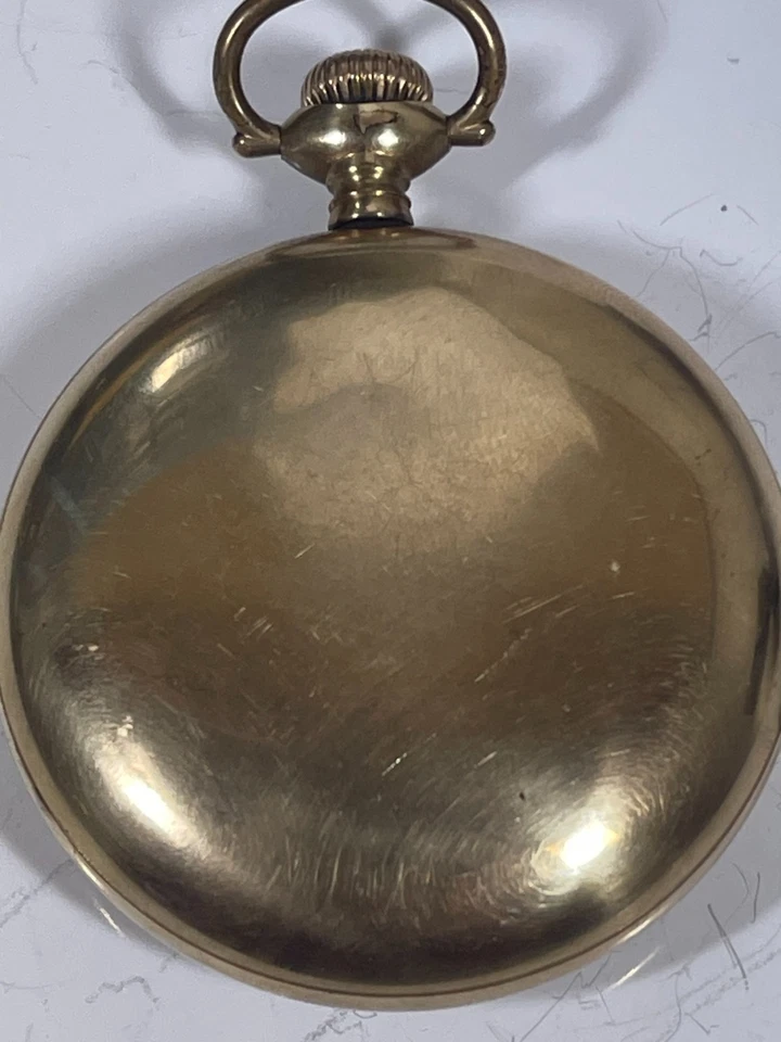 Working Antique 1882 Hampden Lafeyette 18s Gold Filled Pocket Watch - Image 4 of 4
