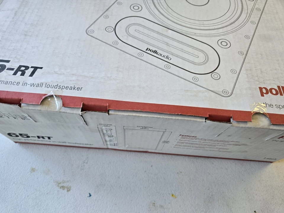 Altavoz de pared de 2 vías Polk Audio 65 RT 6,5" NUEVO CAJA SELLADA Foto 4 de 4