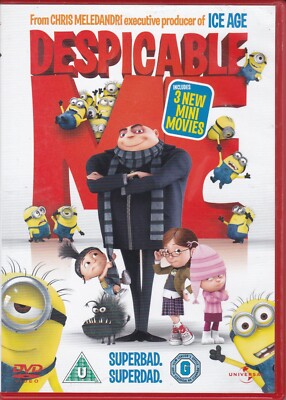 DESPICABLE ME ( DVD ) incl. 3 new Mini Movies