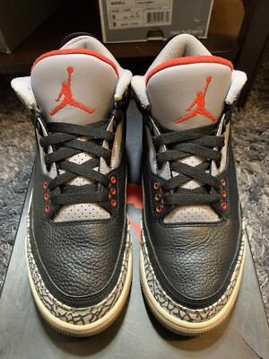 Nike Air Jordan 3 Retro OG Black Cement (854262-001) - Men\'s US Size 8.5 Air Jordan 3 Retro OG Black Cement 2018 Sz 8.5 854262-001  main image 3