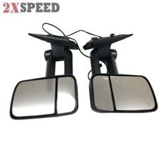 Pair(L+R) Black Side View POWER Mirrors Set F...