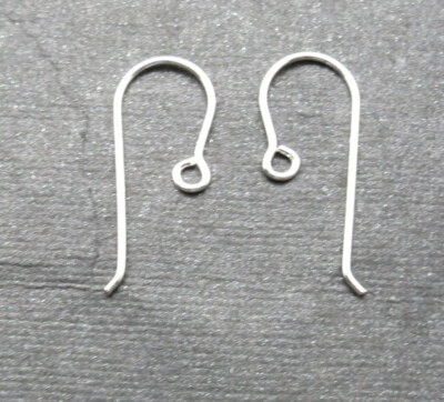 10 Pieces Earring Hook Bali Silver Ear wire 25mm Long Jewelry Supplies Findings 