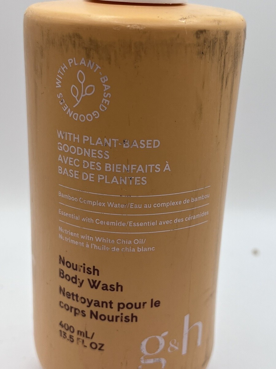 G&H NOURISH+ ボディローション & ボディウォッシュ セット 400 AMWAY-G&H Nourish Body Wash & Body Lotion - 400ML EACH (1