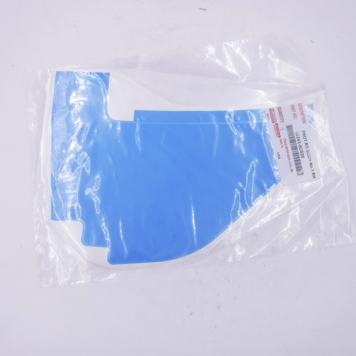 OEM Toyota 662430C020 Right Stone Guard Protector Rear Body for