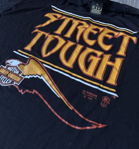 Vtg Dead-stock 80s Harley Davidson 3D Emblem T-Shirt 50/50 Made in USA by Harley-Davidson, $269.99 - Photo 5