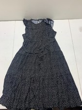 Shein Curve Womens Black White Polka Dot Sleeveless Dress Size 3XL