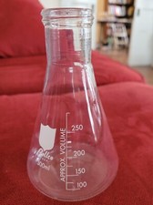 Bellco 300ml Erlenmeyer flask Borosilicate Round Bottom Lab Scientific Glassware