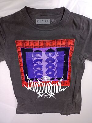 CIVIL REGIME CLOTHING MEN'S SYSTEM ERROR CREW NECK TEE T-SHIRT sz S-XXL CHARCOAL