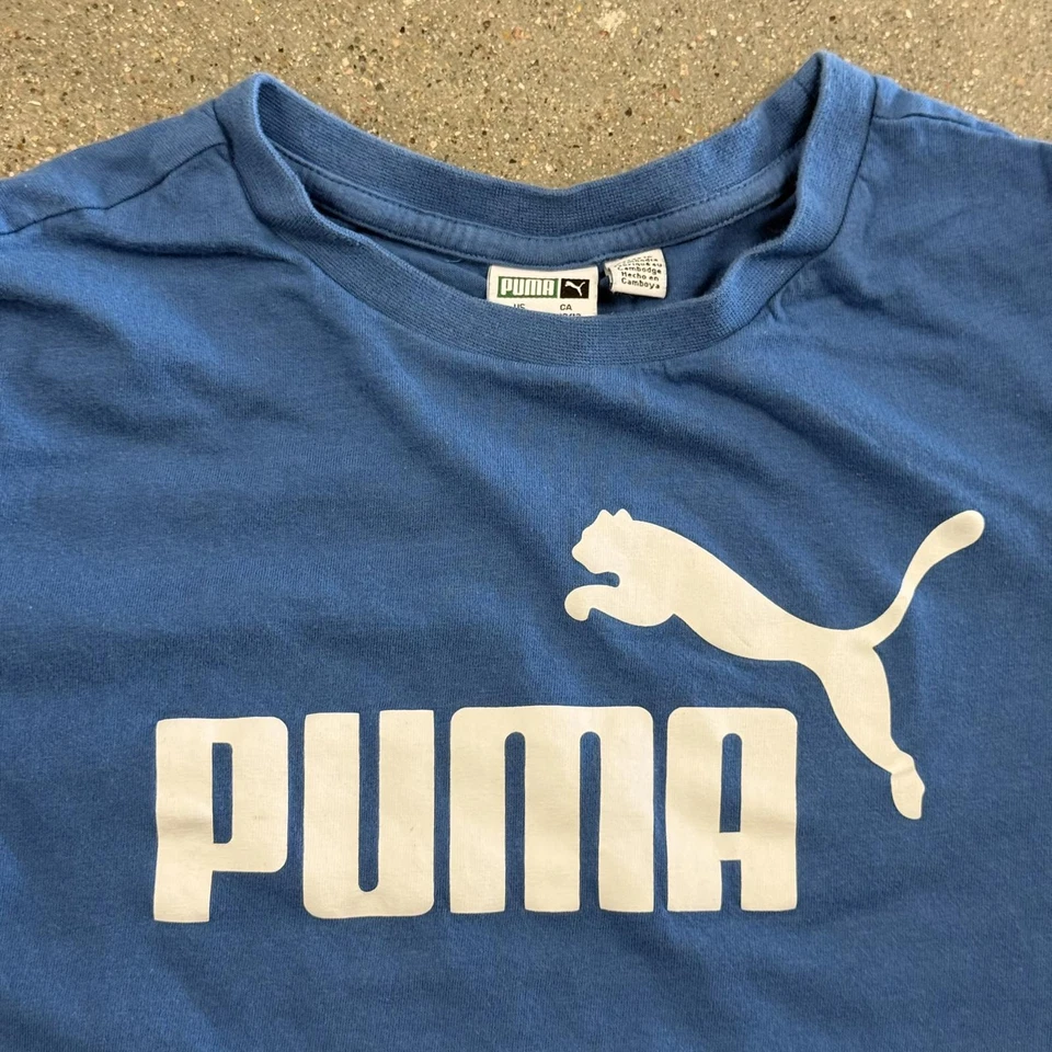 Camiseta PUMA Youth Graphic - Azul EUA Meninas Juventude M 10/12 - Imagem 2 de 4