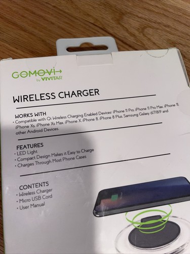 Gomovi by Vivitar Wireless Charger Black Model - Photo 7/9