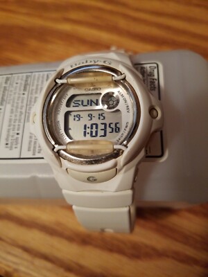 Casio Baby-G White Resin Digital Ladies Watch BG169R