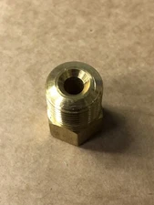 CARBURETOR FUEL LINE ADAPTER 5/16" female inverted flare X 3/8"  male inverted 