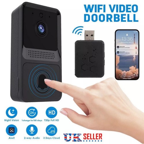 Smart WiFi Wireless Video Doorbell Phone Security Camera Door Bell Ring Intercom - Picture 3 of 15