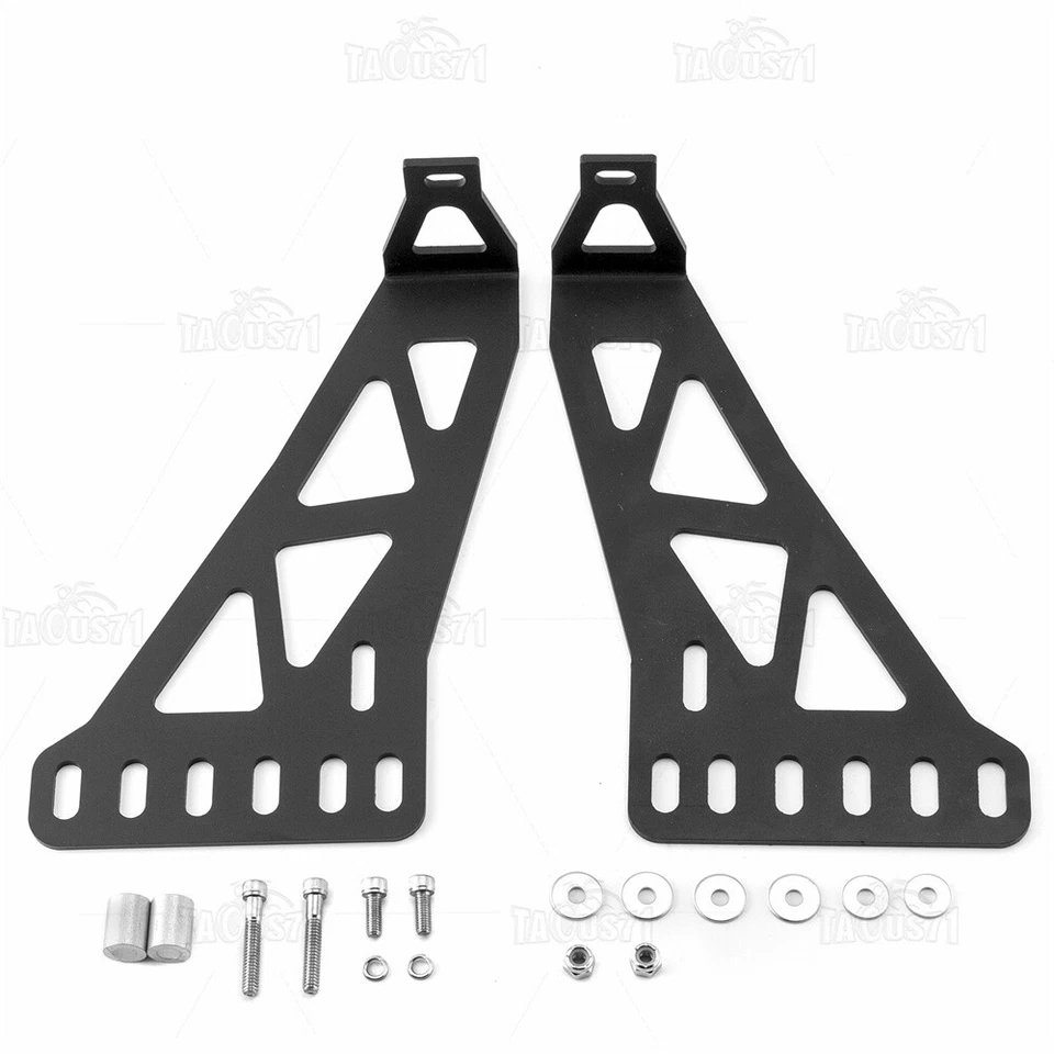 Kit de montaje de parachoques barra de luz estroboscópica ámbar/blanco de 32"" para Toyota 4Runner 14-24 Foto 2 de 4