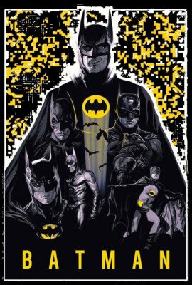 1989 Batman Movie Poster Print Michael Keaton DC Comics