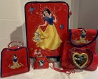 VTG NWT 4 Pcs Disney’s SNOW WHITE Rolling Luggage, Backpack, Purse, Coin Purse — photo 2