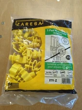 NEW ZAREBA ITPLY-Z PACK (25) PIN LOCK T POST ELECTRIC FENCE INSULATORS AA