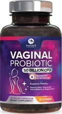 Vaginal Probiotics for Women pH Balance with Prebiotics, Cranberry & D-Mannose