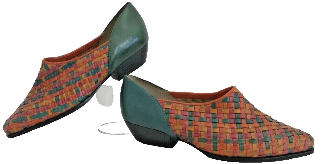 Leather Multi-Color Everyday Vintage Shoes for Women