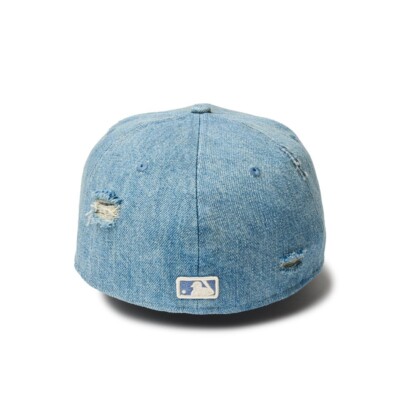 NEW ERA 59FIFTY Damaged Cap New York Yankees Washed Denim