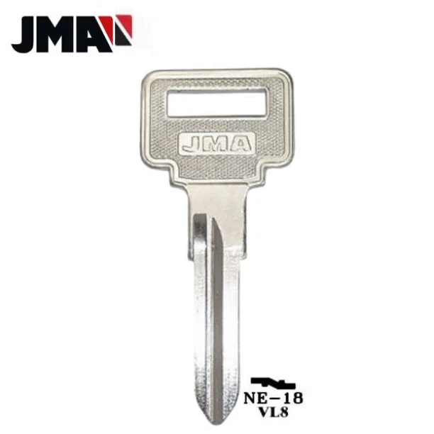 Juego de 2 llaves mecánicas NE18 / VL8 / X140 Volvo 84-93 (JMA-NE-18) Foto 2 de 4