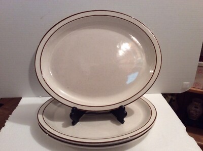 SET OF (3) VINTAGE BUFFALO CHINA RESTAURANT WARE 13