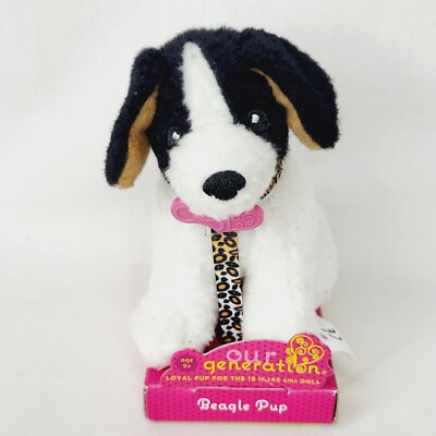 Our Generation Beagle Pup Mini Loyal Pup Collection Plush Maison Battat 2017