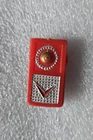 RED TRANSISTOR RADIO NO STAND - VINTAGE 1960's MOD BARBIE ACCESSORY
