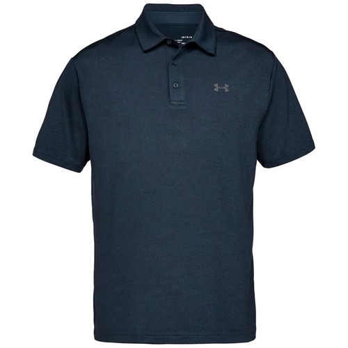 New Very Comfortable Large Navy Blue Under Armour Playoff Golf Polo 2.0 1327037 - Picture 2 of 3