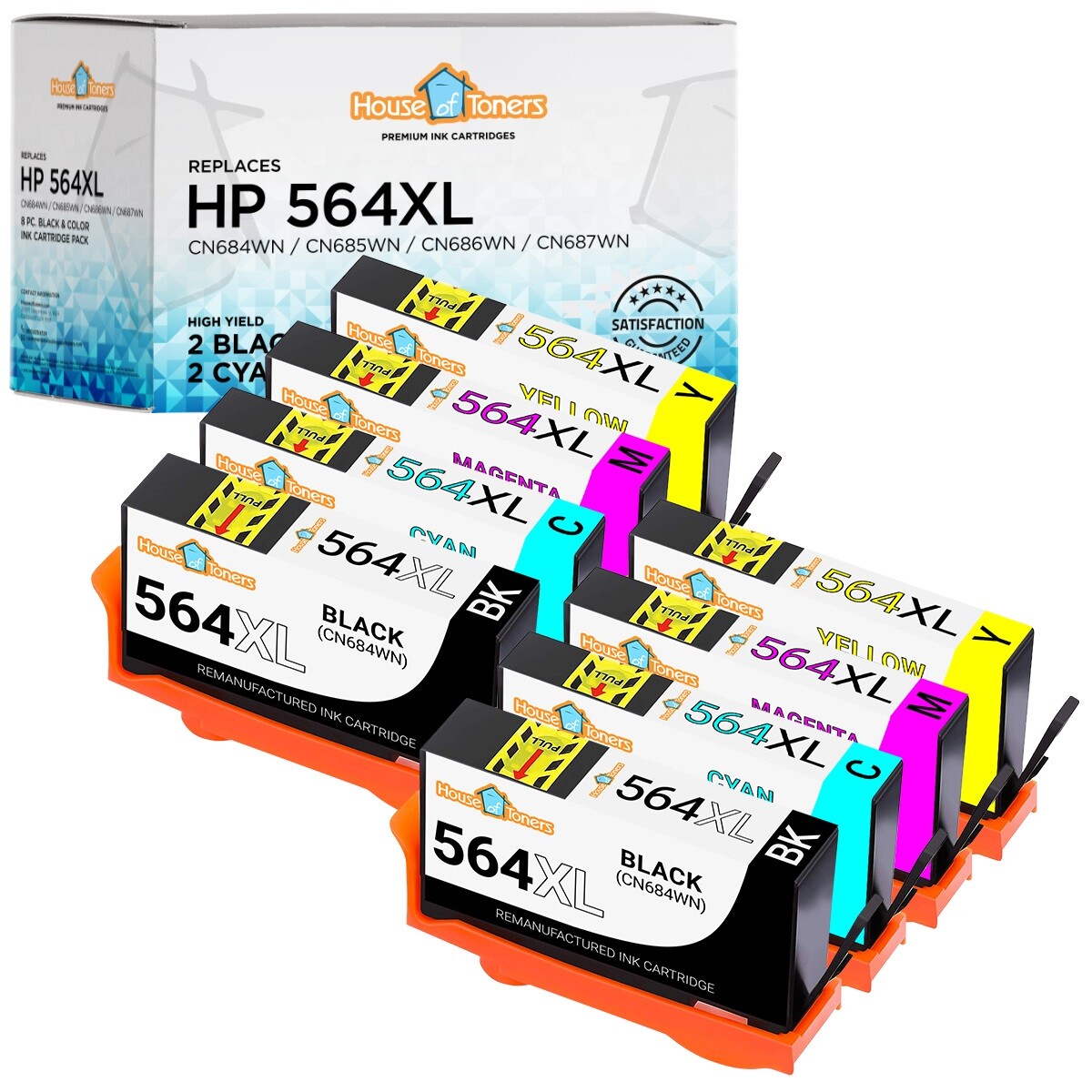 Set Cartucce Compatibili HP 564XL Multipack Kit Cartucce Inchiostro 564XL Per Stampanti HP - Confezione Multipla, Compatibile Deskjet 3520, 3522, 3070, Photosmart Ricariche Stampante HP - Foto 9