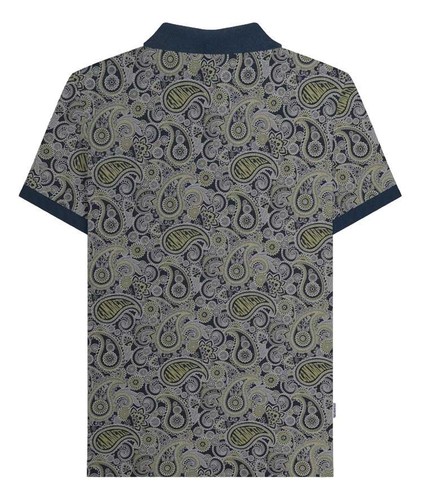 Polo Para Hombres Lambretta Clásico Estampado Paisley Mod Retro Ska Informal Tallas M a 4XL - Imagen 42 de 81
