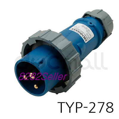 MENNEKES TYP 278 Part no.278 [IP67 230V 16A 2P+E]  Screw terminals single body
