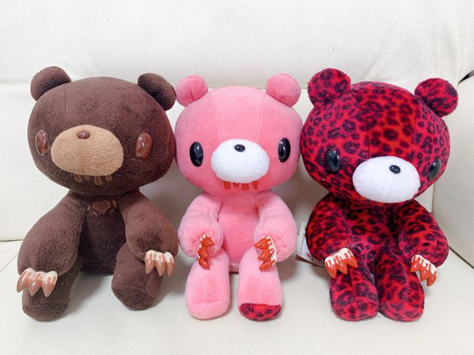 pink and red teddy bear