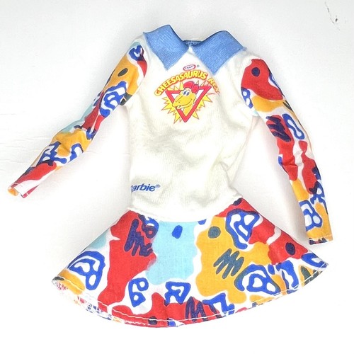 Barbie Vintage Dress Kraft Cheese Treasures Cheesasaurus Rex Long Sleeve Mattel