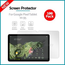 100-Pack LCD Ultra Clear Screen Protector for Android Google Pixel Tablet 10.95