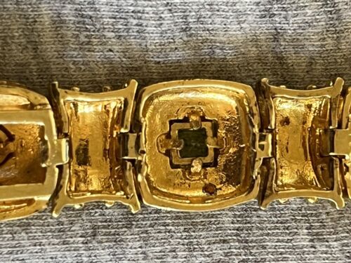 Sterling Silver Ladies Watch Genuine Gemstones 8” Bracelet New Battery No Wear - Picture 11 of 13