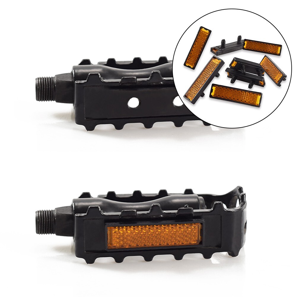 Bike Pedal Reflectors Bike Pedal Waterproof Antirust Bicycle Components eBay