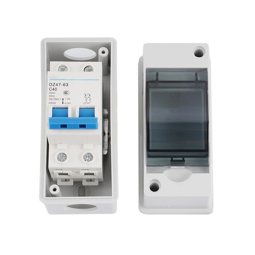 Waterproof Junction Box with AC Circuit Breaker Switch for Outdoor Use - Picture 27 of 43