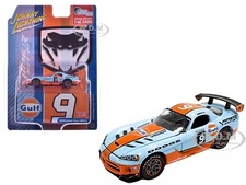 2008 DODGE CIPER SRT10 #9 "GULF OIL" 1/64 DIECAST BY JOHNNY LIGHTNING JLCP7480