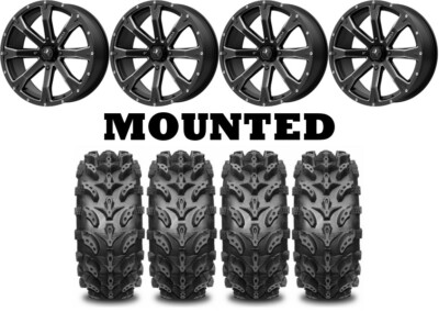 Kit 4 Interco Swamp Lite 27x9-14/27x11-14 on MSA M42 Bounty Matte Black CAN