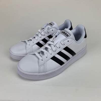 Adidas Womens Grand Court Athletic Sneakers White F36483 Low Top Shoes 6.5  M | eBay